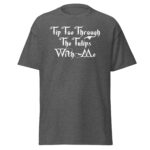 Tiny Tim shirt with lyrics from his Tiptoe Through The Tulips song